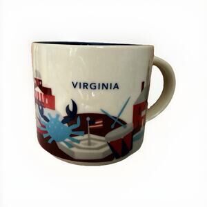 Starbucks 2015 You Are Here Collection Virginia 14oz Coffee Tea Cup Mug